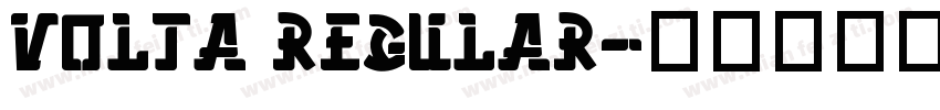 Volta Regular字体转换